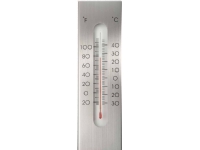 Nature Nature Utomhus väggtermometer, aluminium, 7 x 1 x 23 cm
