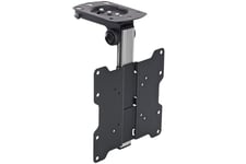 electrosmart Under Cabinet/Sloping Ceiling TV Bracket Mount with Tilt & Height Adjustment for 17" to 37" LCD/LED/Monitor with 75x75 100x100 200x100 & 200x200 VESA