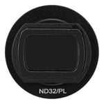 ND/PL Filter, Black ND/PL Lens Filter Optical Glass Polarizing Filter, for OSMO POCKET/POCKET2 Camera(ND32/PL)