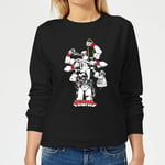 Marvel Deadpool Multitasking Women's Sweatshirt - Black - XXL