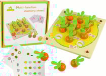 Leantoys Morot Memoryspel Trä