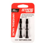 Stans No Tubes Valves 2 Units Black 44 mm