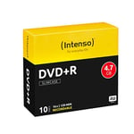 Intenso DVD+R 4.7 GB 16x - blank DVDs (4.7 GB, DVD+R, 120 mm, Slimcase)