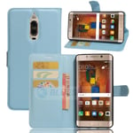 huawei Huawei Mate 9 Pro PU Wallet Case Light Blue