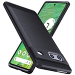 Coque brossée noire Google Pixel 7 5G Style Carbon Fiber Antichoc - Accessoires Pochette Case protection - Neuf