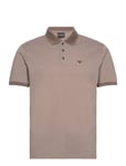 Polo Shirt Designers Polos Short-sleeved Brown Emporio Armani