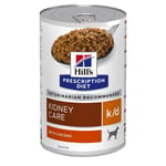 Hill's Prescription Diet k/d våtfôr til hund med kylling 12 x 370 g