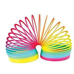fat-catz-copy-catz® Rainbow Magic Plastic Spring Slinky Children Classic Educational Sensory Retro Toy (1x 3 Toy Spring)