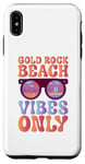 Coque pour iPhone XS Max Bonne ambiance - Gold Rock Beach