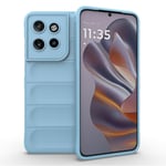 EIDERWOOD Motorola Edge 50 Neo / ThinkPhone 25 Flexibel Plast Skal - Ljusblå