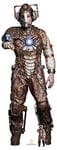 STAR CUTOUTS SC1522 Ashad The Lone Cyberman Doctor Who Silhouette en carton Taille réelle 193 x 73 cm Multicolore