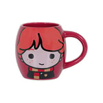 Harry Potter Ron Chibi-Oval Mug, Red, 14 x 10.5 cm