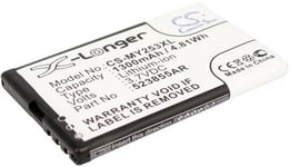 Batteri till P/N 523855AR för Sagem, 3.7V, 1300 mAh