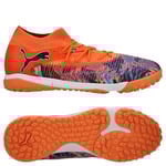 PUMA Future 8 Match Tt Creativity - Orange/lila/electric Peppermint/PUMA Svart - Turf (Tf), storlek 40½