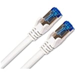 Network Cable Cat6a Stp White/blue 3m