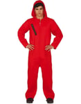 Rød Papirhuset / Money Heist Inspirert Jumpsuit-Kostyme til Mann