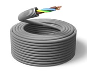 PM-Flex Fördragen FQ Tvinnad Dca (3G1,5  Tvinnad  100 meter (16mm rör))
