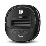 Midea Robot Vacuum Cleaner VCR20B with 2000 Pa High Suction Motor Power, 3 Cleaning Modes, Virtual Wall Technology, Schedule by Remote Control, 100min Runtime and HEPA Filtration Technology - Black
