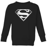 Superman Spot Logo Kids' Sweatshirt - Black - 3-4 Years