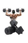 Adjustable Set of 2 Weights Dumbbells for Home Gym