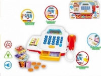 Battery operated cash register with accessories