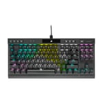 Corsair K70 RGB TKL Champion gaming tangentbord, svart