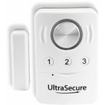 Ultra Secure - Alarme 4 en 1 autonome sans-fil détecteur choc ouverture vibration porte fenêtre sirène 130dB clavier (gamme bt)