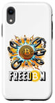 Coque pour iPhone XR Bitcoin, crypto-monnaie, conception de la chaîne de blocs BTC Freedom