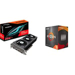 Gigabyte Radeon RX 6600 EAGLE 8GB Graphics Card, GV-R66EAGLE-8GD & AMD Ryzen 5 5600X Processor (6C/12T, 35MB Cache, up to 4.6 GHz Max Boost)