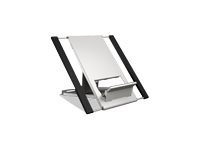 ICY BOX IB-LS300-LH - Skrivbordsställ för surfplatta - från 10 till 22 tum - svart silver