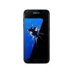 Galaxy S7 Edge skärmbyte, Svart (Original)