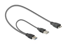 Delock - USB-kabel - 20 cm