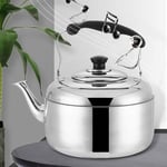 Stainless Steel Gas Kettle Household Sound Whistle Boiling Water Kettle Universal Gas Induction Cooker 5L