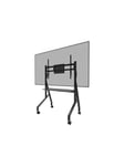 Neomounts by NewStar Neomounts FL50-525BL1 cart - sturdy - for flat panel - floor stand - black 76 kg 86" 100 x 100 mm