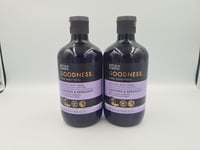 2x Baylis & Harding Goodness Sleep Lavender & Bergamot Sleep Bath Soak. 1Lt