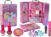 Leantoys Beauty Makeup And Nails I Rosa Resväska