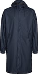 Rains Unisex Fishtail Parka Navy, XS