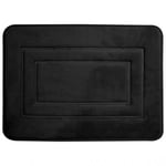 Badrumsmatta 40x60 Svart, San Remo Foam