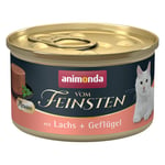 Animonda Vom Feinsten Adult 12 x 85 g - Lax + Fjäderfä