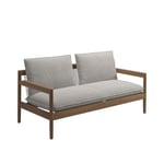 Gloster - Saranac 2-Seater Sofa - Fabric Grade B - Blend Linen - Utomhussoffor - Mark Gabbertas