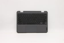Lenovo Chromebook 100e Gen 3 Palmrest Cover Touchpad Keyboard US Grey 5M11C94663