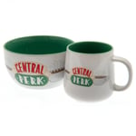 Friends Central Perk Mug And Bowl Breakfast Set One Size Vit / G