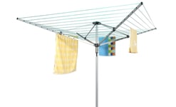 Garden Clothes Airer Rotary 4 Arm Washing Line Dryer 50M Outdoor Drying Folding
