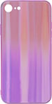 Commander Rainbow Coque de Protection en Verre pour Apple iPhone 7/8 Violet
