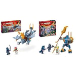 LEGO NINJAGO Young Dragon Riyu Toy, Dragons Rising Playset for 6 Plus Year Old Boys & NINJAGO Jay’s Mech Battle Pack, Action Figure Toy for 6 Plus Year Old Boys, Girls & Kids, Dragons Rising Set