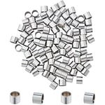1 st 6mm Kolonn Rostfritt Stål Europeiska Pärlor 5mm Stort Hål för DIY Smyckestillverkning