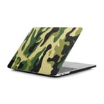 MacBook Pro 13 tum 2016 A1706-A1708 skyddsskal plast mönster - Kamoflage grön