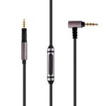 Replacement Audio Cable Upgrade for Sennheiser Momentum 2.0 HD 4.40 BT HD4.50 HD4.30i hd 400s on Ear Weave Headset Cable with Microphone 3.5mm to 2.5mm