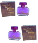 2 x Eternal Bliss Poison Women's Perfume Eau de parfum Designer Fragrance 100ml