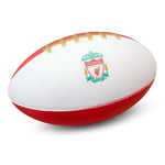 Hy-Pro Mini Ballon de Football américain en Mousse sous Licence Officielle Liverpool F.C. | Mousse, Douce, Jeu intérieur et extérieur, Adultes, Enfants, Jeunes